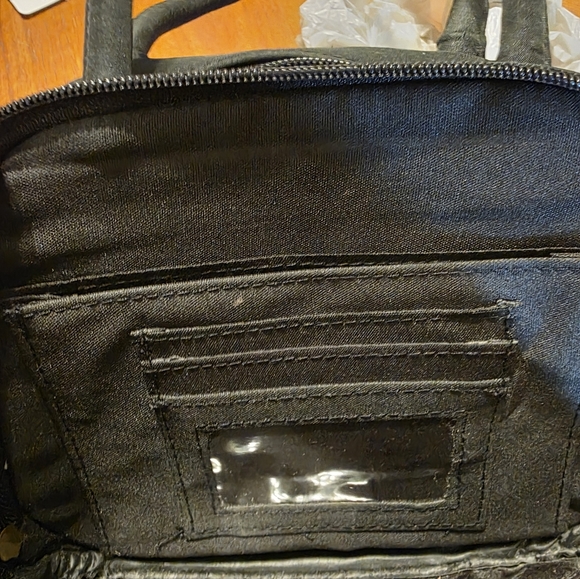 Vintage Boho Leather Patchwork Mini Bag, Starburst Embellished. - Picture 12 of 13